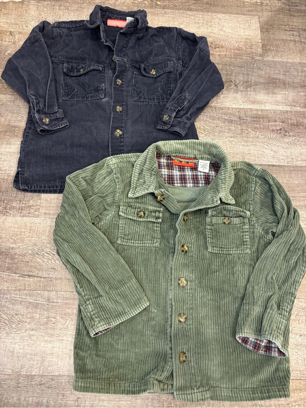 Boys Corduroy Button-Up Jackets